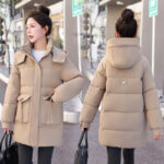 New Women's Winter Korean-style Cotton Coat Thick Mid-length - Image 4