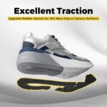 Fittington Extra Wide Men's Walking Shoes Wide Width Comfort Sneakers Non Slip Trainers With Arch Support For Flat Feet Plantar - Image 5