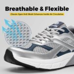 Fittington Extra Wide Men's Walking Shoes Wide Width Comfort Sneakers Non Slip Trainers With Arch Support For Flat Feet Plantar - Image 2