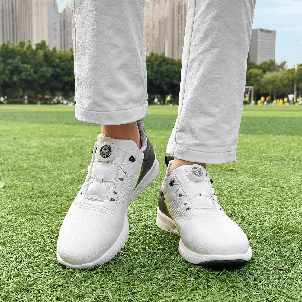 Men's Golf Shoes Cleats Waterproof Anti-slip Footwear Woman Trainer Shoes New Breathable Sports Shoes Outdoor Sneakers Golf Shoe