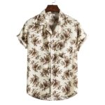 Men Short sleeved beach shirts men New printed T shirt - Image 3