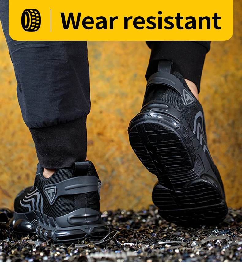 Rotary button new safety shoes for men, anti-impact and anti-piercing work shoes, fashionable men's sports shoes, and safety pro Rotary button new safety shoes for men, anti-impact and anti-piercing work shoes, fashionable men's sports shoes, and safety pro