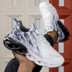 Couple Running Shoes Men Women Lightweight Mesh Breathable Comfortable Flat Soft Tennis Shoes Summer Lace-up Sneakers Man - Image 5