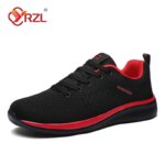 YRZL Sneakers Men Running Shoes Lightweight Sport Shoes Classical Mesh Breathable Casual Shoes Fashion Man Sneakers