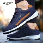 MAEDEF Shoes for Men Leather Sneaker Waterproof Casual Comfortable Men's Sneaker Lace Up Footwear Vulcanized Man Shoe Masculino - Image 3
