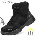 Work Boots Indestructible Safety Shoes Men Steel Toe Shoes Puncture-Proof Sneakers Women Non Slip Work Shoes Male Tactical Boots - Image 2