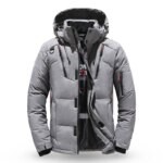 Down Jacket Men White Duck Winter Coat Windproof Warm Parkas Travel Camping Overcoat New in Thicken Solid Color Hooded Clothing - Image 6