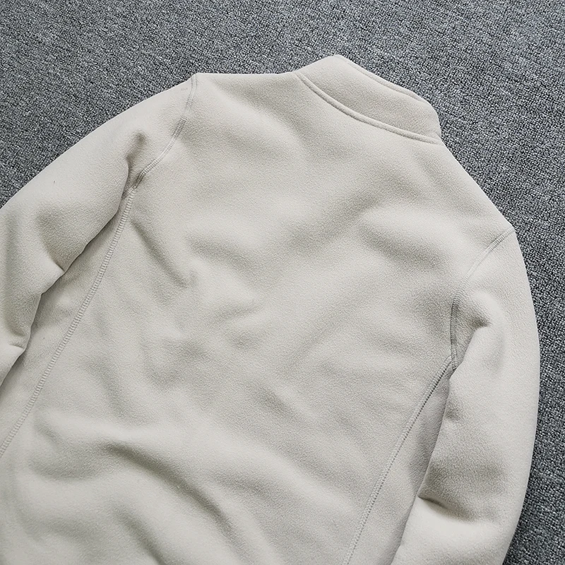 Thiened Double Layer Cosite Velvet Lamb Velvet Fine Particle ake Fce Warm Stand Collar Jaet Coat for Men Thiened Double Layer Cosite Velvet Lamb Velvet Fine Particle ake Fce Warm Stand Collar Jaet Coat for Men