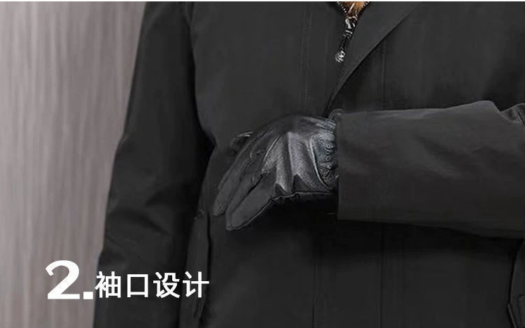 Bomber Jackets for Men Thick Warm Coat New Style Pie Overcomes Men’s Fur Mid-length Thick Warm Mink Fur Coat Fur One Detachable