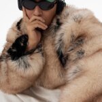 Mauroicardi Autumn Winter Cool Oversized Thick Warm Hairy Colorful Soft Faux Fox Fur Coat Men V Neck Luxury Fluffy Jacket 2025