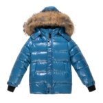 2025 Children Boy Winter Down Jacket Real Fur Waterproof Shiny Girl Winter Coat 1-14 Year Kids Teenager Outerwear Toddler Outfit - Image 4