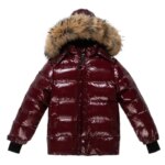2025 Children Boy Winter Down Jacket Real Fur Waterproof Shiny Girl Winter Coat 1-14 Year Kids Teenager Outerwear Toddler Outfit