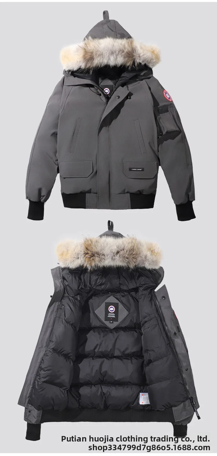 Men's Flight Jacket 01 Style Duck down Jacket Winter 2025 New Hooded Short Slim Fit Warm Outerwear Casual Polyester Fiber Men's Flight Jacket 01 Style Duck down Jacket Winter 2025 New Hooded Short Slim Fit Warm Outerwear Casual Polyester Fiber