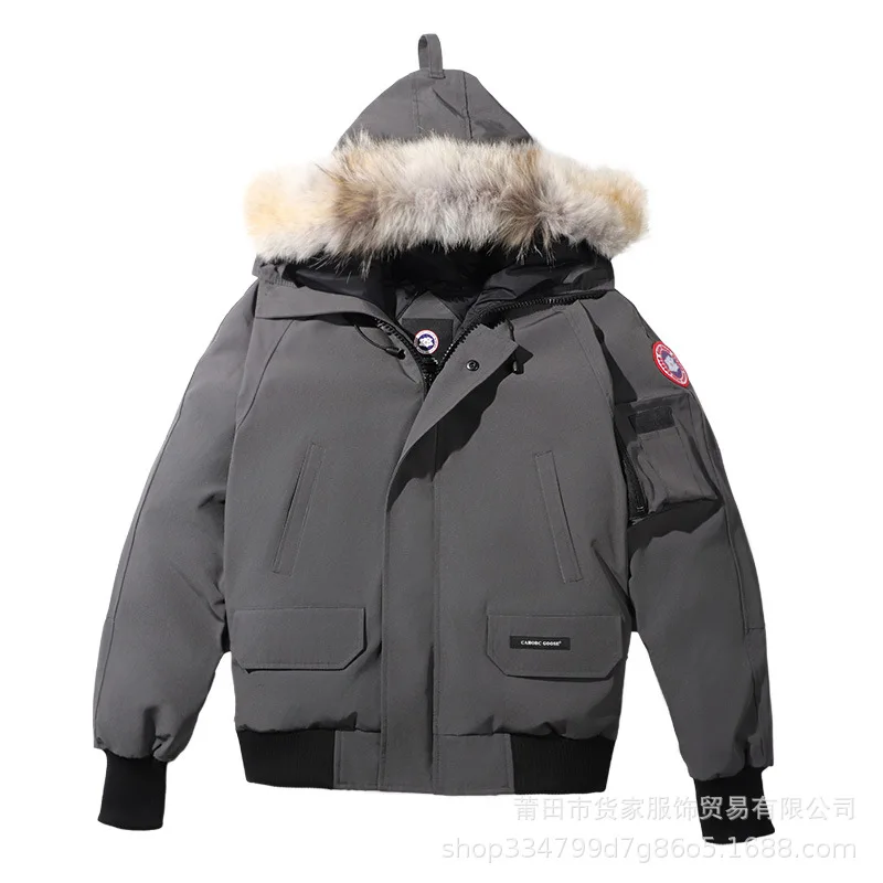 Graphite Gray-goose flight jacket