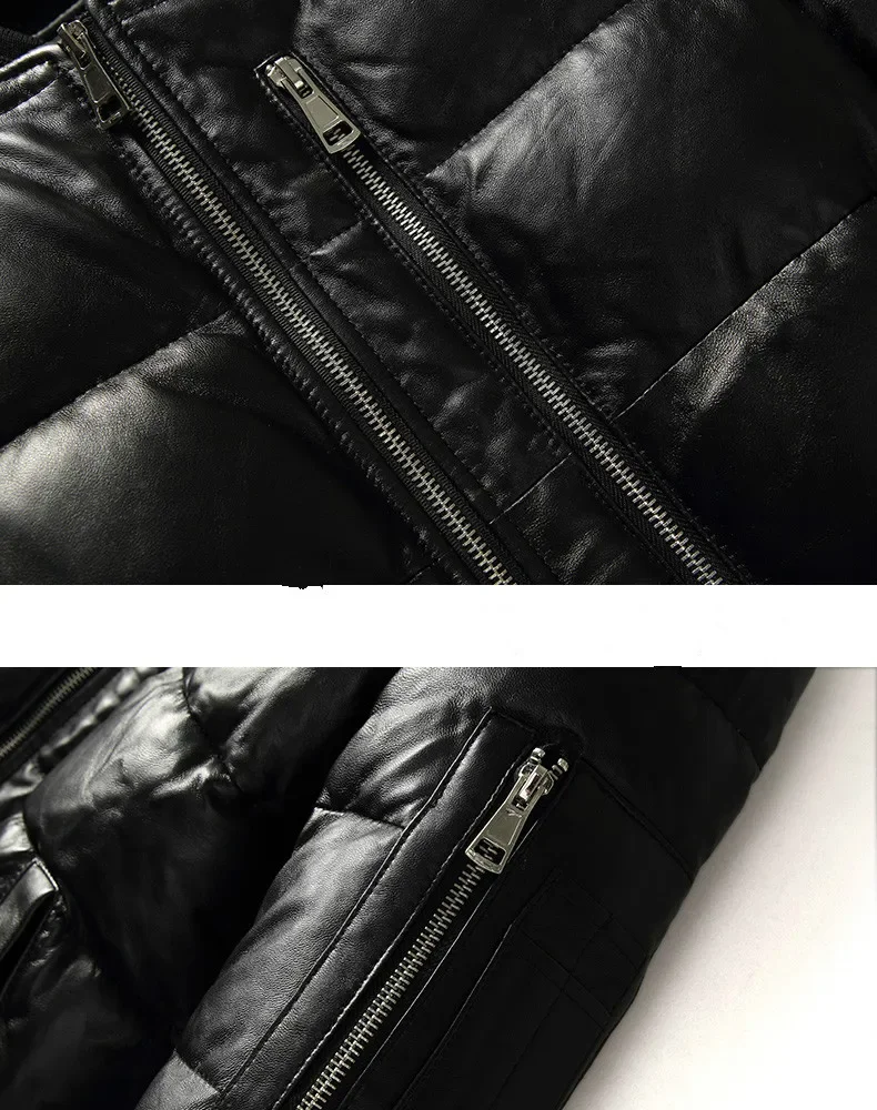 Men Jacket 2025 Men's Clothing Autumn Winter Down Jacket 5XL Real Sheepskin Clothes Thick Coat Male Ropa Hombre LXR384