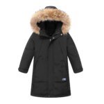 2025 Winter Children Down Jacket For Boys Real Raccoon Fur Hooded Waterproof Teenage Boys Jacket 3-14 Years Kids Outwear Coat - Image 4