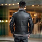 Winter Sheepskin Down Jacket Man Short Korean Slim Fitting Lapel Fur Collar Plush Thicken Luxury Puffer Jacket Men Down Coat - Image 2