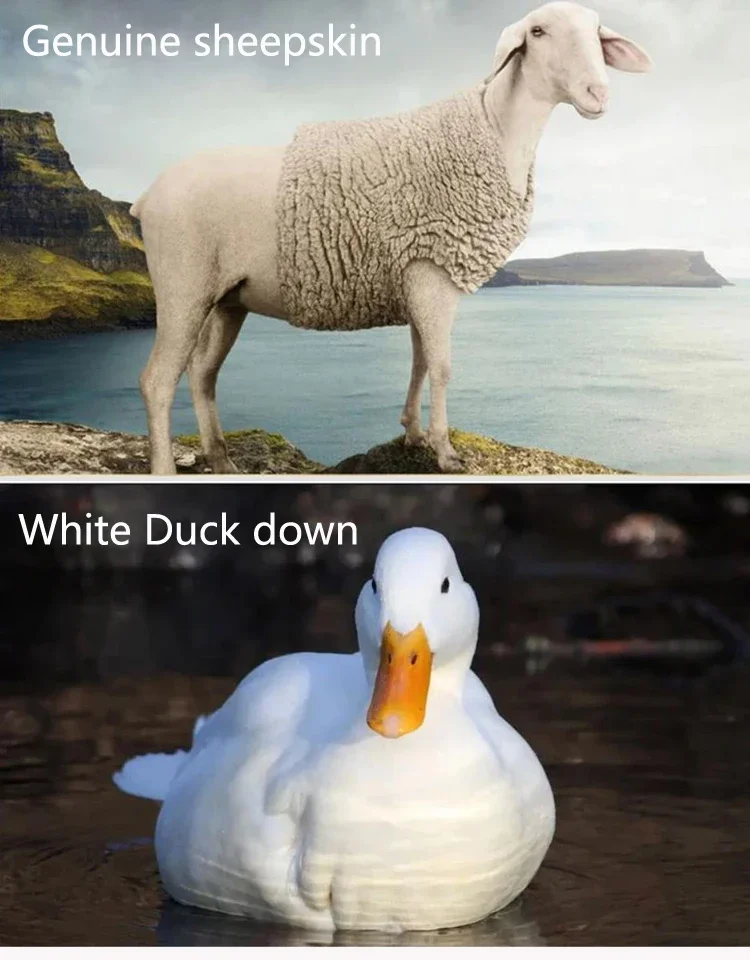 Winter Sheepskin Down Jacket Man Short Korean Slim Fitting Lapel Fur Collar Plush Thicken Luxury Puffer Jacket Men Down Coat