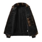 2025 New Winter Jackets Fleece Lined Jackets Zip Up Plush Unisex Thermal Jackets Men's Fleece-lined Thickened Stand Collar Jacke - Image 3