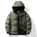 Men's Winter Thickened Hooded down Cotton Jacket 2025 New Style Youth Fashion Cold Resistance Outerwear Standard Fit Zipper C...