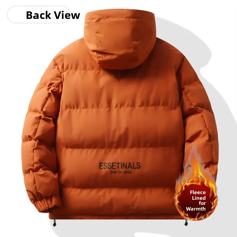 Men's Winter Thickened Hooded down Cotton Jacket 2025 New Style Youth Fashion Cold Resistance Outerwear Standard Fit Zipper C... Men's Winter Thickened Hooded down Cotton Jacket 2025 New Style Youth Fashion Cold Resistance Outerwear Standard Fit Zipper C...