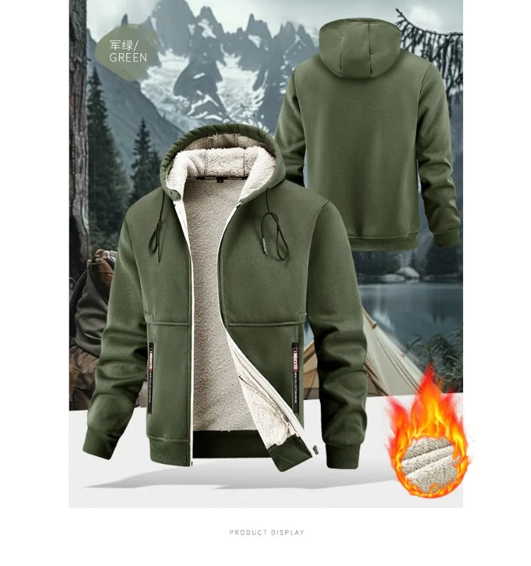 New Autumn and Winter Warm Jacket for Men, Thickened Lamb Wool, High-quality, Comfortable, Casual and Fashionable Jacket for Men New Autumn and Winter Warm Jacket for Men, Thickened Lamb Wool, High-quality, Comfortable, Casual and Fashionable Jacket for Men