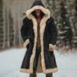 Men'S Solid Color Winter Jacket Button Pocket Work Wear Plus Jacket Men'S Casual Long Coat Overcoat Outerwear Winter Clothes - Image 2