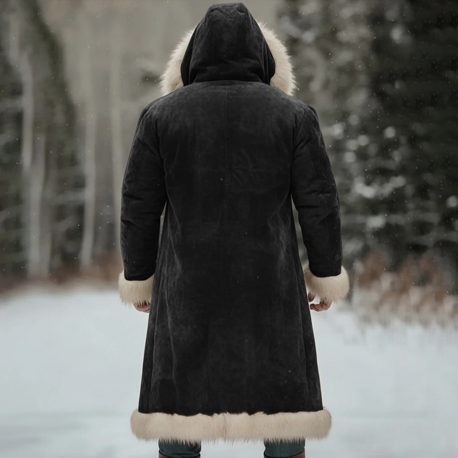 Men'S Solid Color Winter Jacket Button Pocket Work Wear Plus Jacket Men'S Casual Long Coat Overcoat Outerwear Winter Clothes Men'S Solid Color Winter Jacket Button Pocket Work Wear Plus Jacket Men'S Casual Long Coat Overcoat Outerwear Winter Clothes