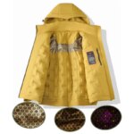 JNLN Unisex Waterproof Fleece Jackets Winter Windproof Thermal Windbreaker Men Women Hiking Camping Skiing Climbing Raincoat - Image 3