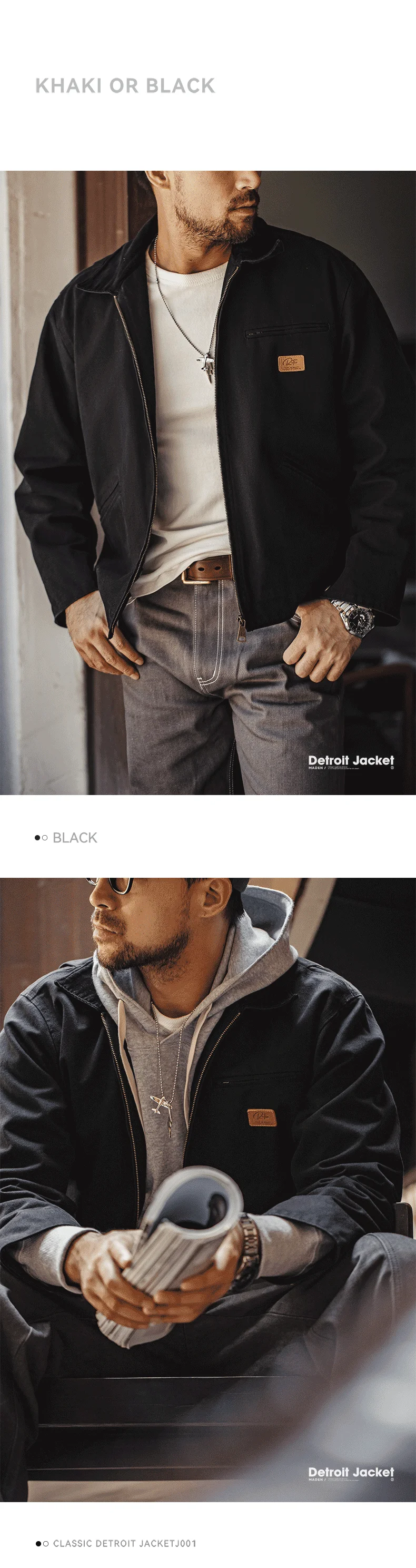 Maden Retro Interstellar Same Style J001 Jacket Canvas Detroit Hunting Jacket Heavyweight Pocket Work Jacket Lapel Collar Coat Maden Retro Interstellar Same Style J001 Jacket Canvas Detroit Hunting Jacket Heavyweight Pocket Work Jacket Lapel Collar Coat