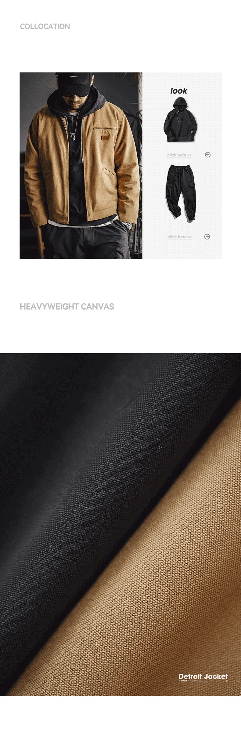 Maden Retro Interstellar Same Style J001 Jacket Canvas Detroit Hunting Jacket Heavyweight Pocket Work Jacket Lapel Collar Coat Maden Retro Interstellar Same Style J001 Jacket Canvas Detroit Hunting Jacket Heavyweight Pocket Work Jacket Lapel Collar Coat