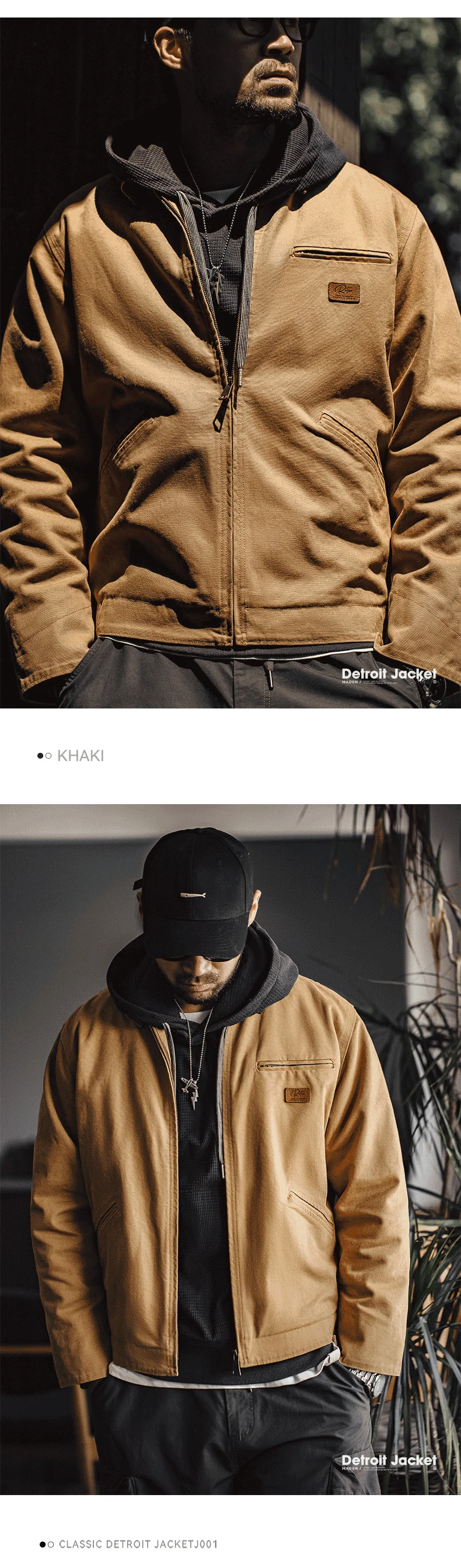 Maden Retro Interstellar Same Style J001 Jacket Canvas Detroit Hunting Jacket Heavyweight Pocket Work Jacket Lapel Collar Coat Maden Retro Interstellar Same Style J001 Jacket Canvas Detroit Hunting Jacket Heavyweight Pocket Work Jacket Lapel Collar Coat