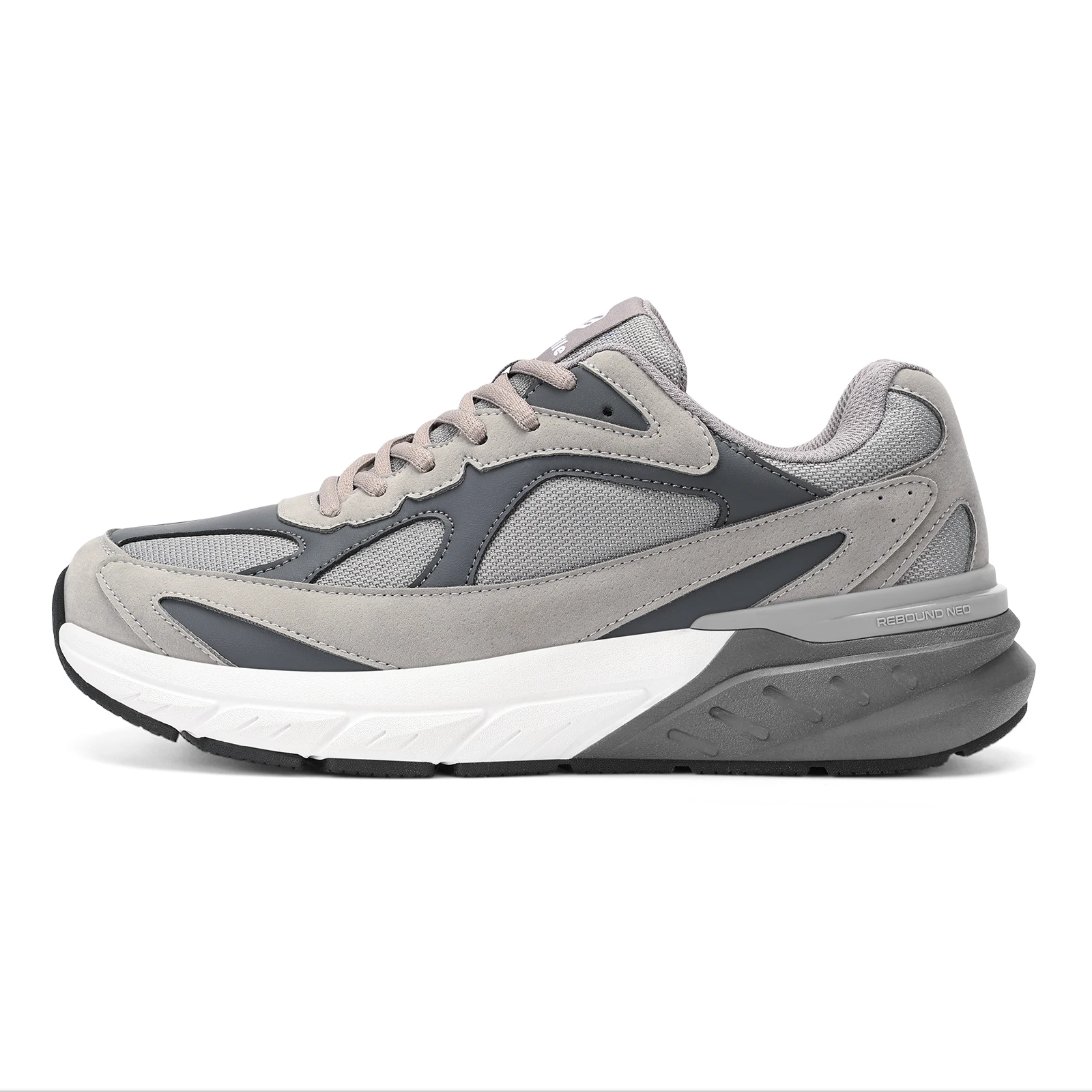 Fitville Extra Wide Walking Shoes for Men Wide Cushioned Sports Shoes For Swollen Feet Flat Feet Arch Fit Relieve Heel Pain