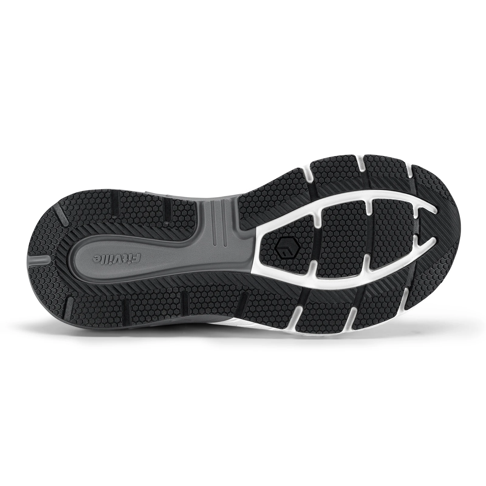 Fitville Extra Wide Walking Shoes for Men Wide Cushioned Sports Shoes For Swollen Feet Flat Feet Arch Fit Relieve Heel Pain