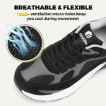 Fitville Extra Wide Walking Shoes for Men Wide Cushioned Sports Shoes For Swollen Feet Flat Feet Arch Fit Relieve Heel Pain - Image 4