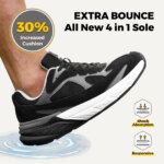 Fitville Extra Wide Walking Shoes for Men Wide Cushioned Sports Shoes For Swollen Feet Flat Feet Arch Fit Relieve Heel Pain - Image 3