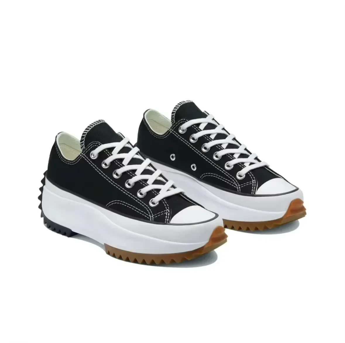 Converse Run Star Hike Men and Women Skateboarding Shoes Outdoor Lightweight Wear-resistant Vintage Sneaker black Converse Run Star Hike Men and Women Skateboarding Shoes Outdoor Lightweight Wear-resistant Vintage Sneaker black
