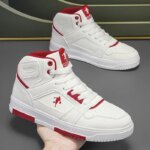 Men's High-Top Versatile Casual Sports Shoes - Comfortable Trendy Thick-Sole Outdoor Running & Skate Shoes - Image 4