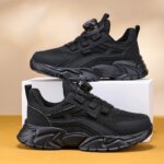 New Children Sports Shoes Boy Sneaker Black Mesh Summer Breathable Kids Casual Shoes Boy Running Tennis Running Sneaker - Image 2