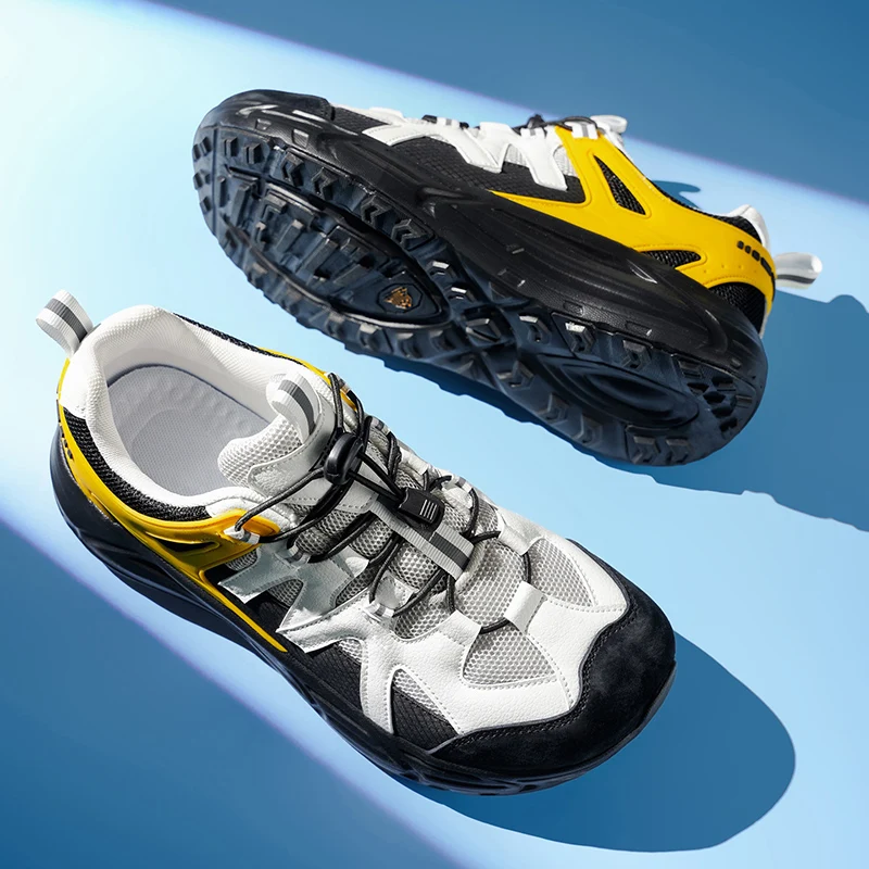 2025 New Mesh Breathable Mens Casual Shoes Widened Lightweight Comfortable Training Sports Shoes Commuting Outdoor Walking Shoes