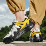 2025 New Mesh Breathable Mens Casual Shoes Widened Lightweight Comfortable Training Sports Shoes Commuting Outdoor Walking Shoes - Image 5