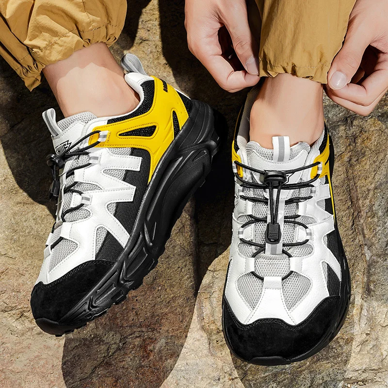 2025 New Mesh Breathable Mens Casual Shoes Widened Lightweight Comfortable Training Sports Shoes Commuting Outdoor Walking Shoes