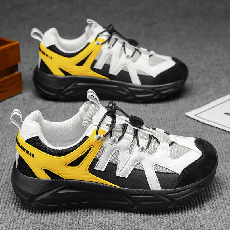 2025 New Mesh Breathable Mens Casual Shoes Widened Lightweight Comfortable Training Sports Shoes Commuting Outdoor Walking Shoes