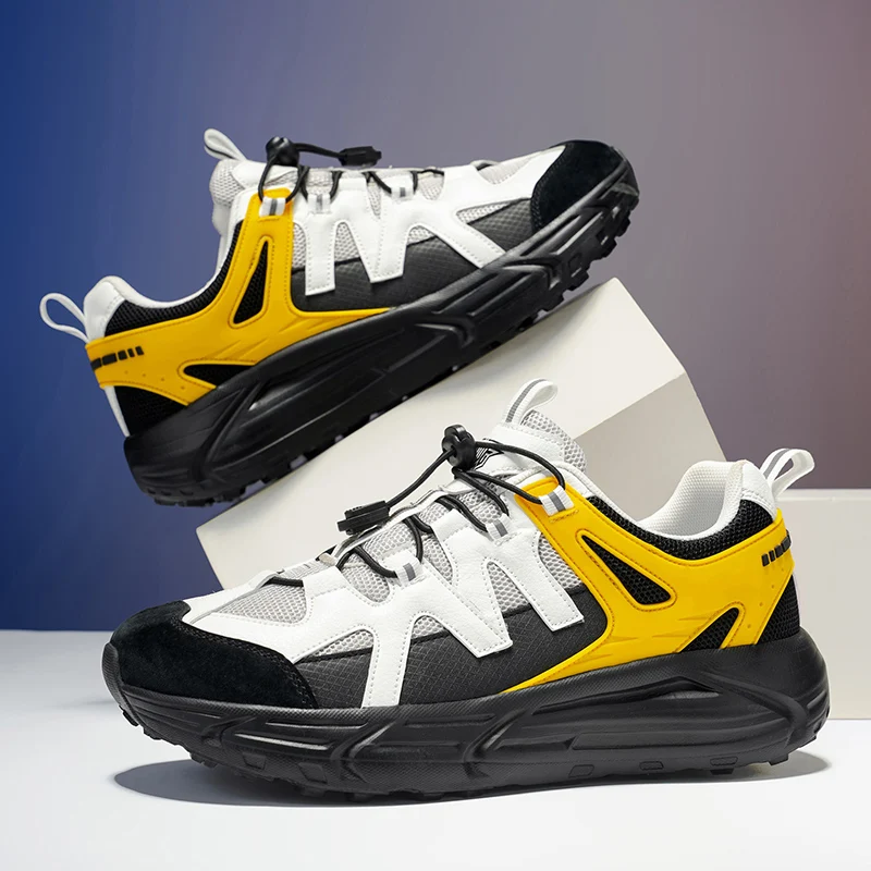 2025 New Mesh Breathable Mens Casual Shoes Widened Lightweight Comfortable Training Sports Shoes Commuting Outdoor Walking Shoes