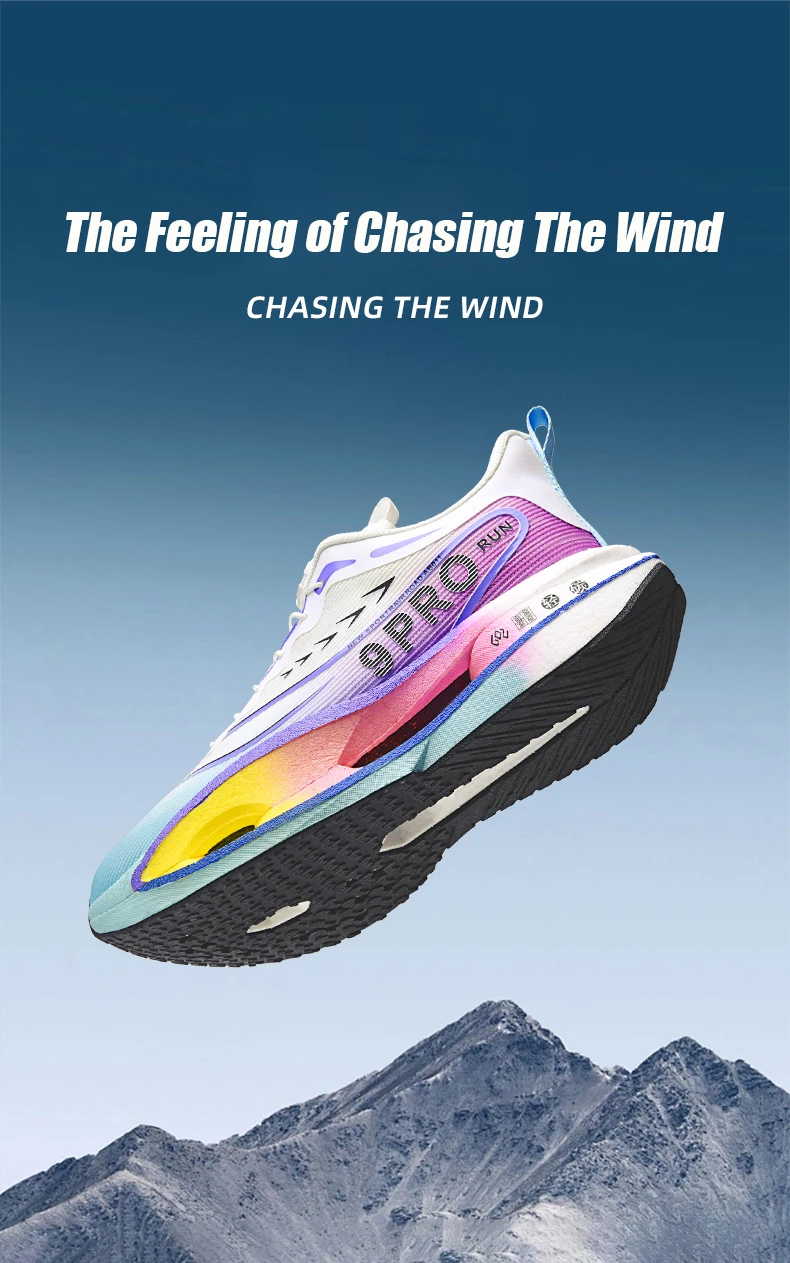 Running Shoes Men’s Carbon Board Marathon Men Sports Breathable Lightweight Outdoor  Comfortable Athletic Non-slip Sneakers