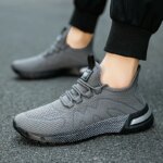 Oiaano Barefoot Man Sport Shoes Mesh Light Breathable Lace-Up Sneakers Causal Soft Sole Leisure Zero Drop Outdoor Work Jogging - Image 4