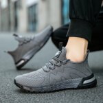 Oiaano Barefoot Man Sport Shoes Mesh Light Breathable Lace-Up Sneakers Causal Soft Sole Leisure Zero Drop Outdoor Work Jogging - Image 3