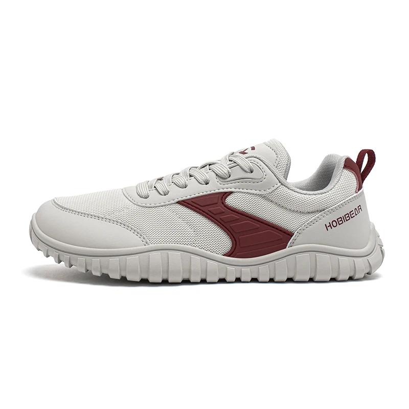 HOBIBEAR Minimalist Wide Toe Shoes Mens Womens Artificial Leather Running Sneakers Lace Up Lightweight Breathable Walking Shoes HOBIBEAR Minimalist Wide Toe Shoes Mens Womens Artificial Leather Running Sneakers Lace Up Lightweight Breathable Walking Shoes