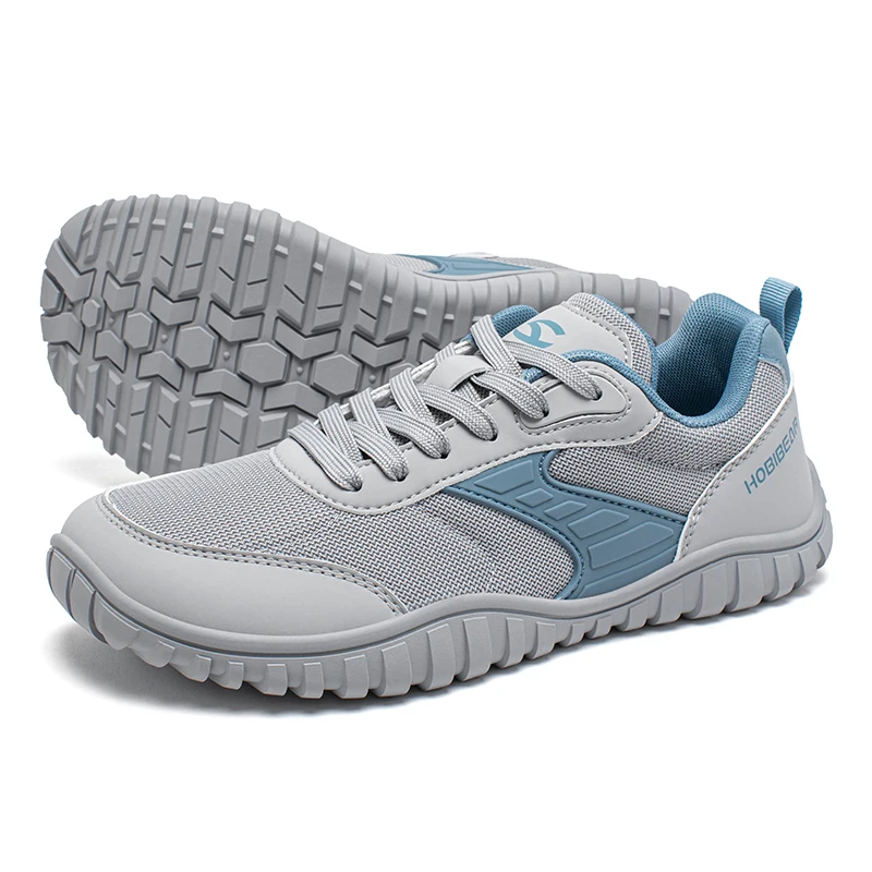 HOBIBEAR Minimalist Wide Toe Shoes Mens Womens Artificial Leather Running Sneakers Lace Up Lightweight Breathable Walking Shoes HOBIBEAR Minimalist Wide Toe Shoes Mens Womens Artificial Leather Running Sneakers Lace Up Lightweight Breathable Walking Shoes