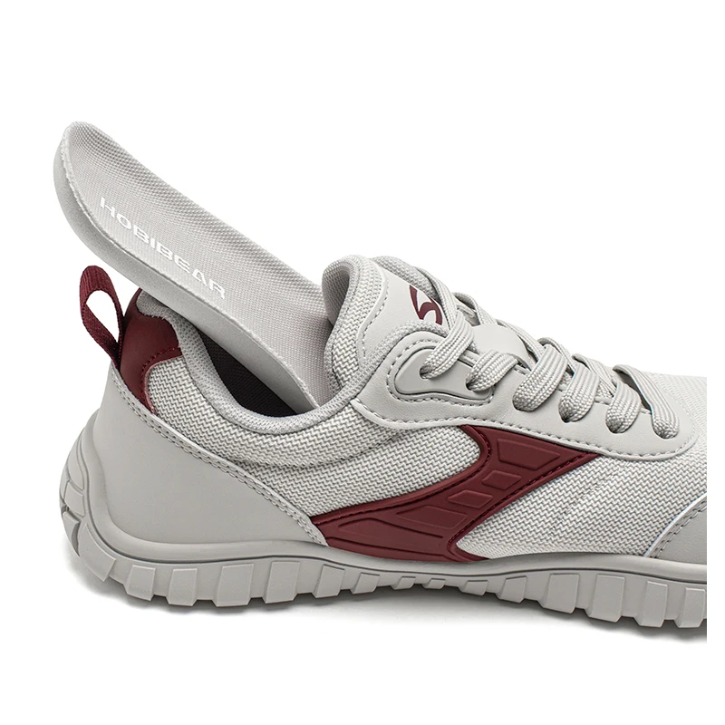 HOBIBEAR Minimalist Wide Toe Shoes Mens Womens Artificial Leather Running Sneakers Lace Up Lightweight Breathable Walking Shoes HOBIBEAR Minimalist Wide Toe Shoes Mens Womens Artificial Leather Running Sneakers Lace Up Lightweight Breathable Walking Shoes